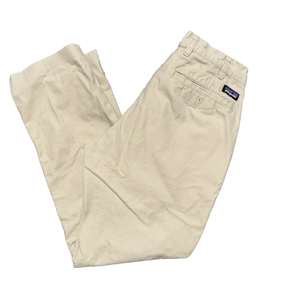 Patagonia Men's Size 28 X 26.5 Organic Cotton Chino Pants Outdoors Tan